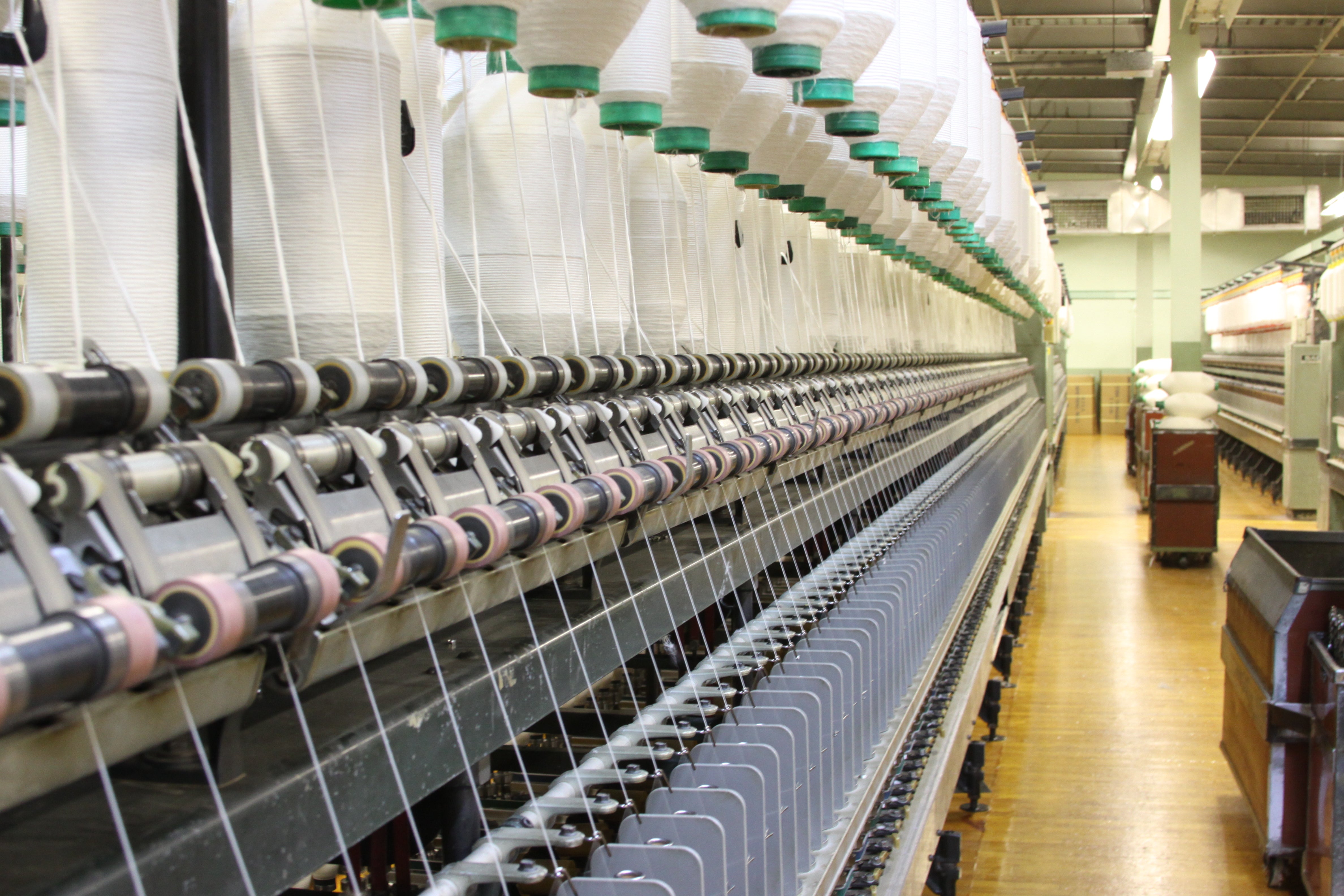 Inside the American Spinning Factory That Makes Our Top-Quality Cotton Yarns