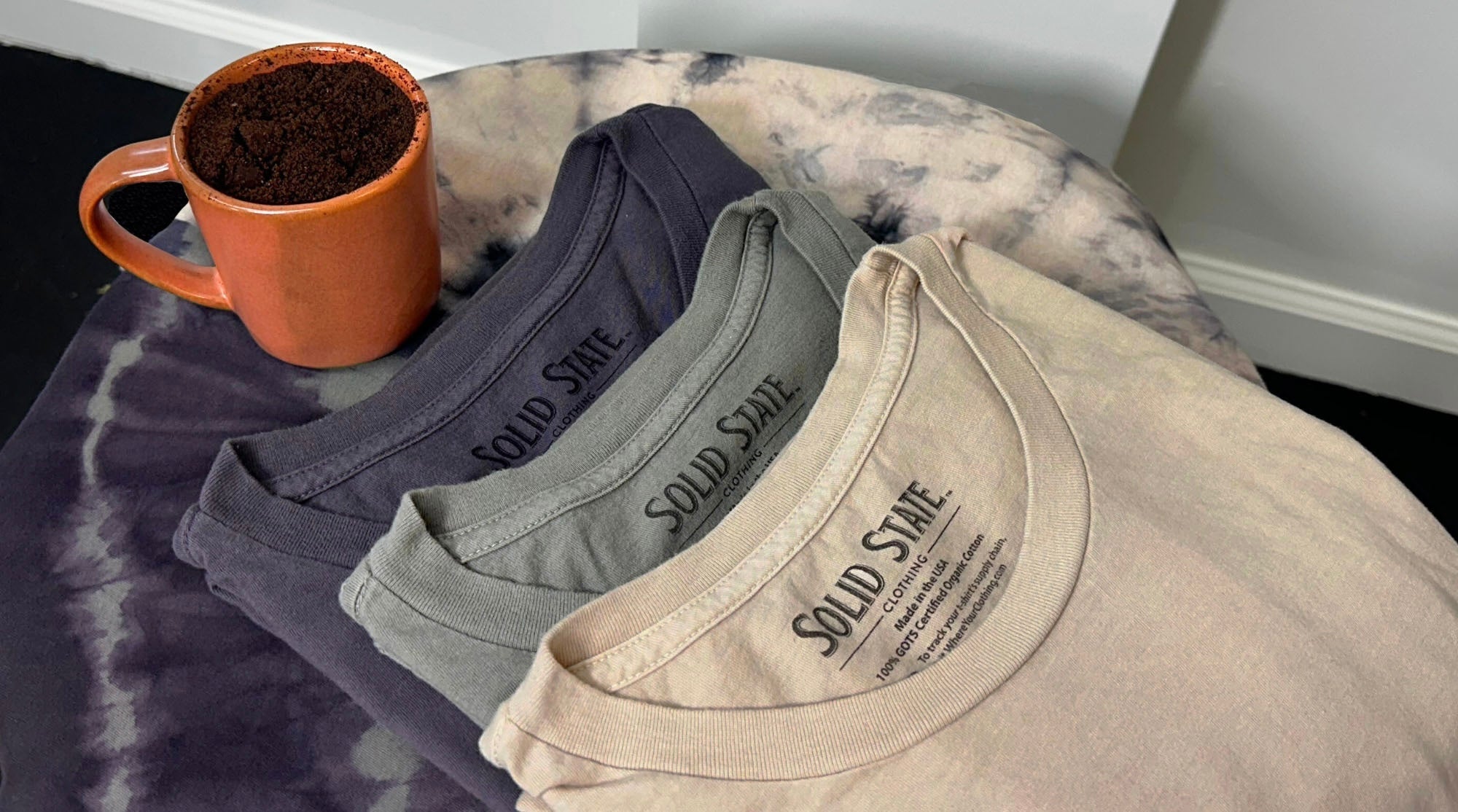 Natural Dye Organic T-Shirt Drop: Collaboration with Caffe Inc.