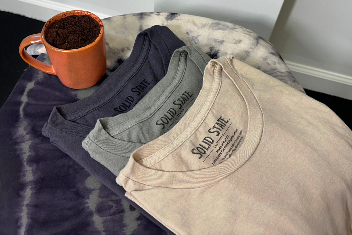 Natural Dye Organic T-Shirt Drop: Collaboration with Caffe Inc.