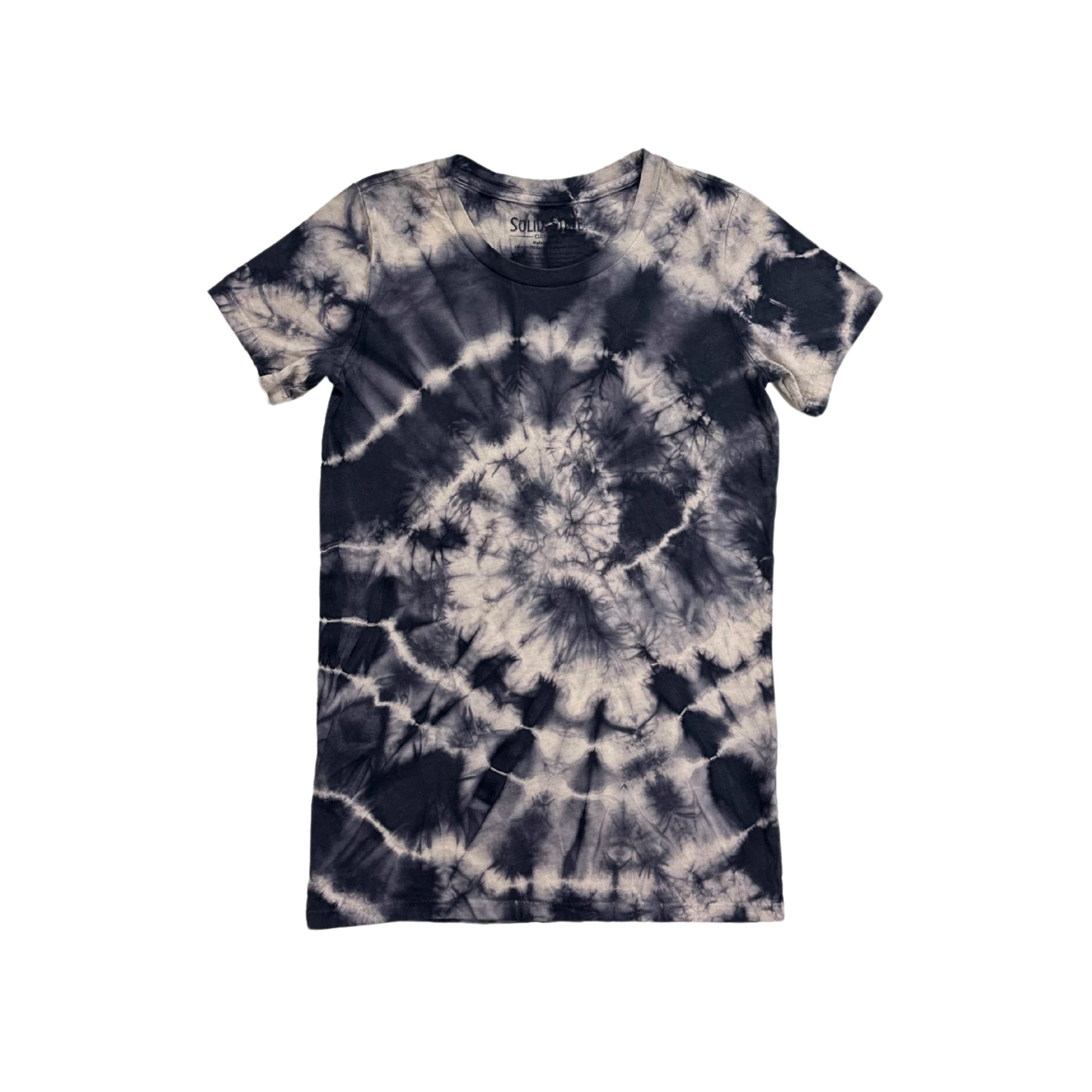 Women's Caffe Inc. Natural Tie Dye Organic Cotton T-Shirt - Macchiato