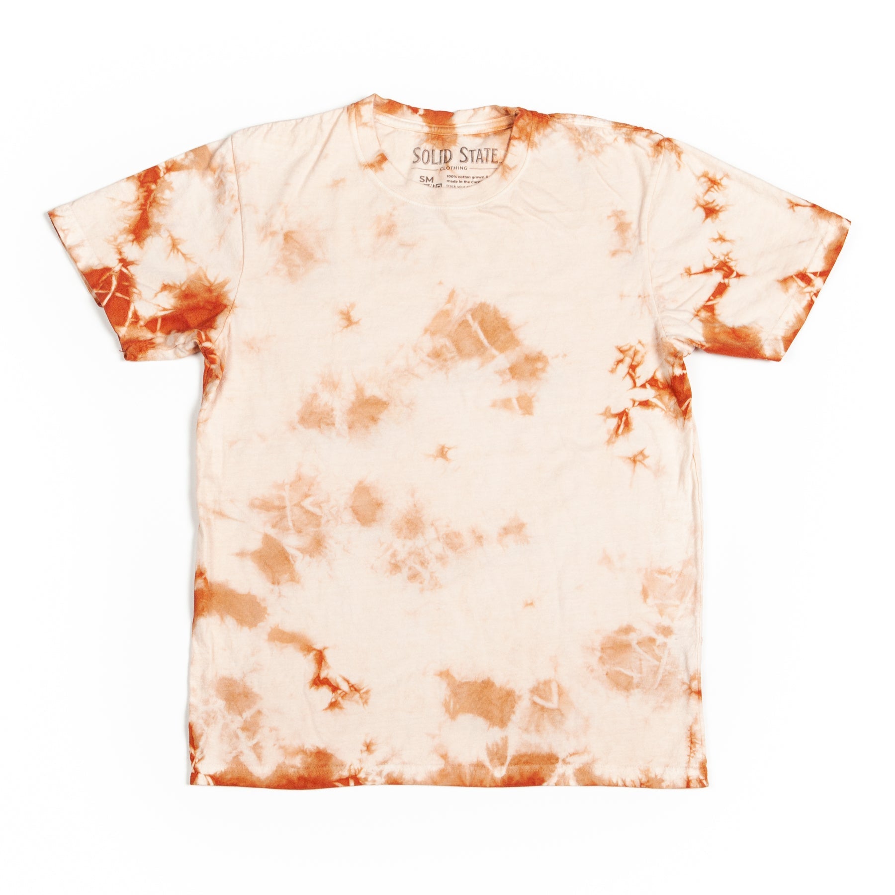 Orange tie dye sales shirt