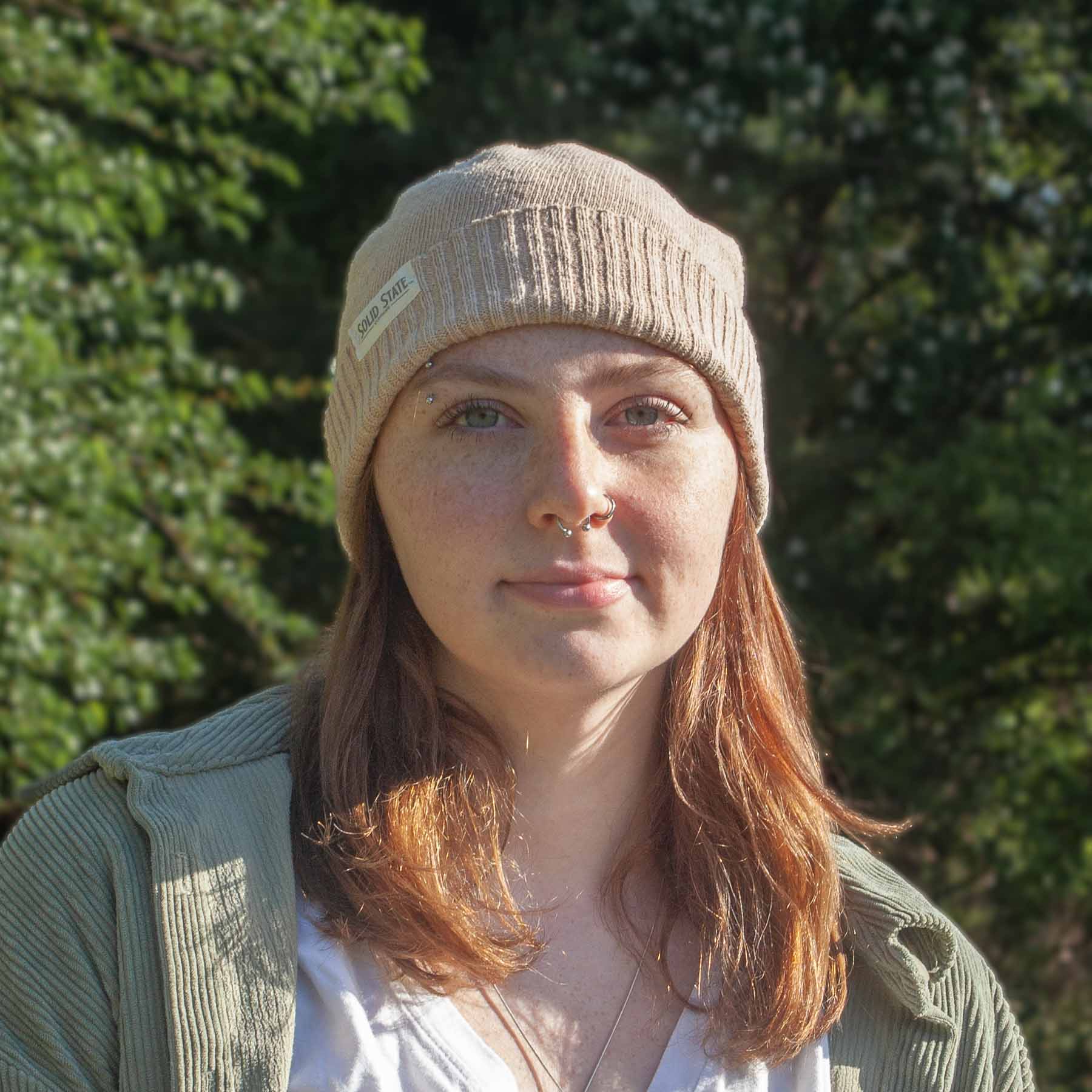 Hemp Beanie - Avocado Pink