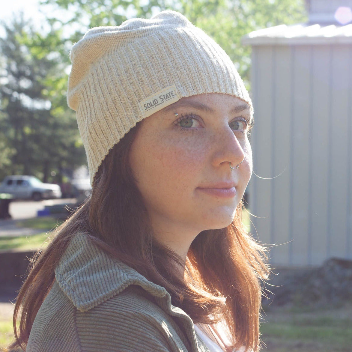 Hemp Beanie - Natural