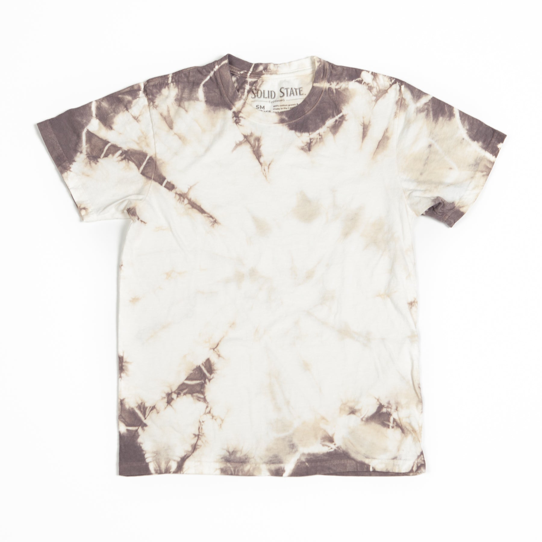 Natural Tie Dye T-Shirt - Slate