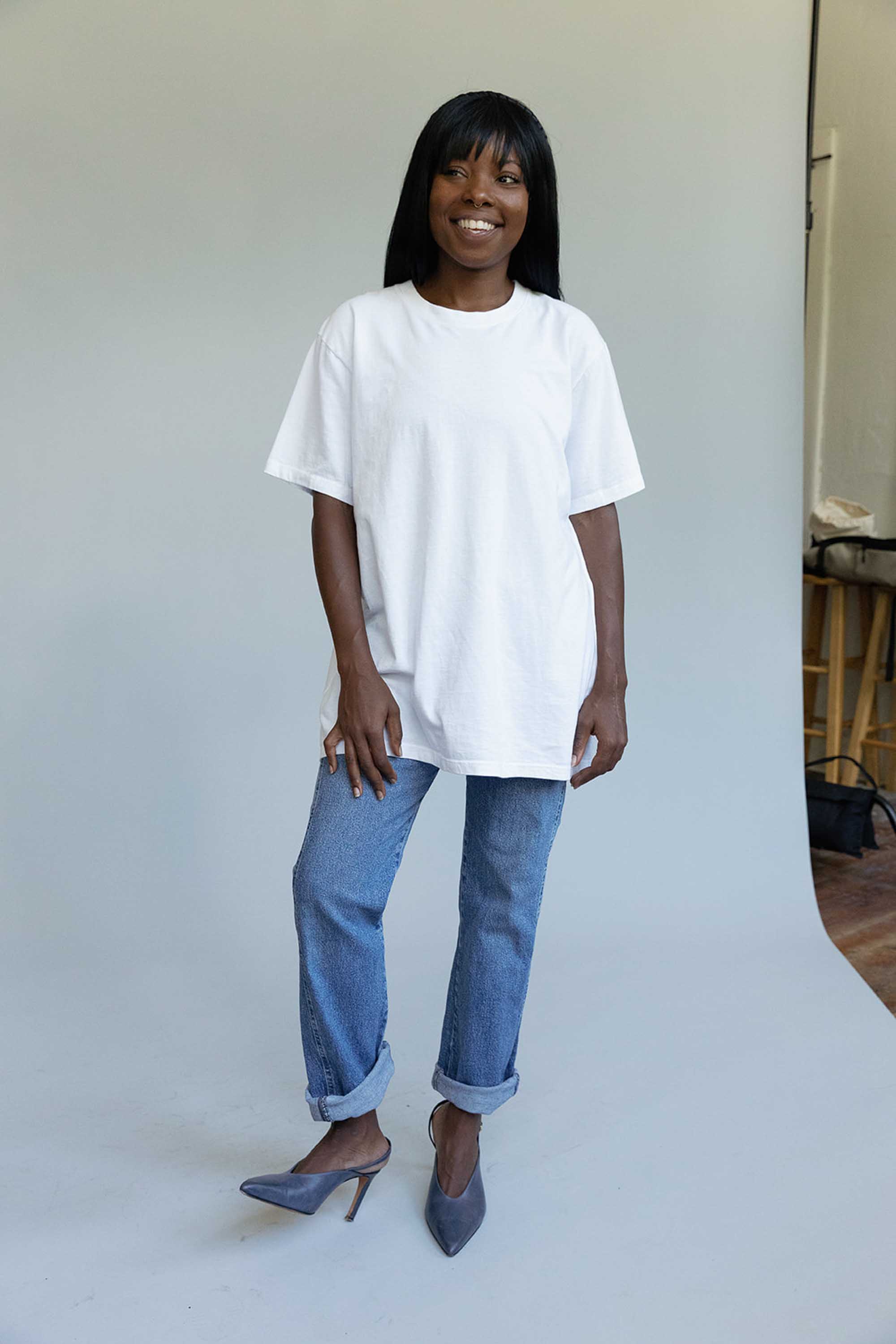 North Carolina Cotton T-Shirt - Sea Foam
