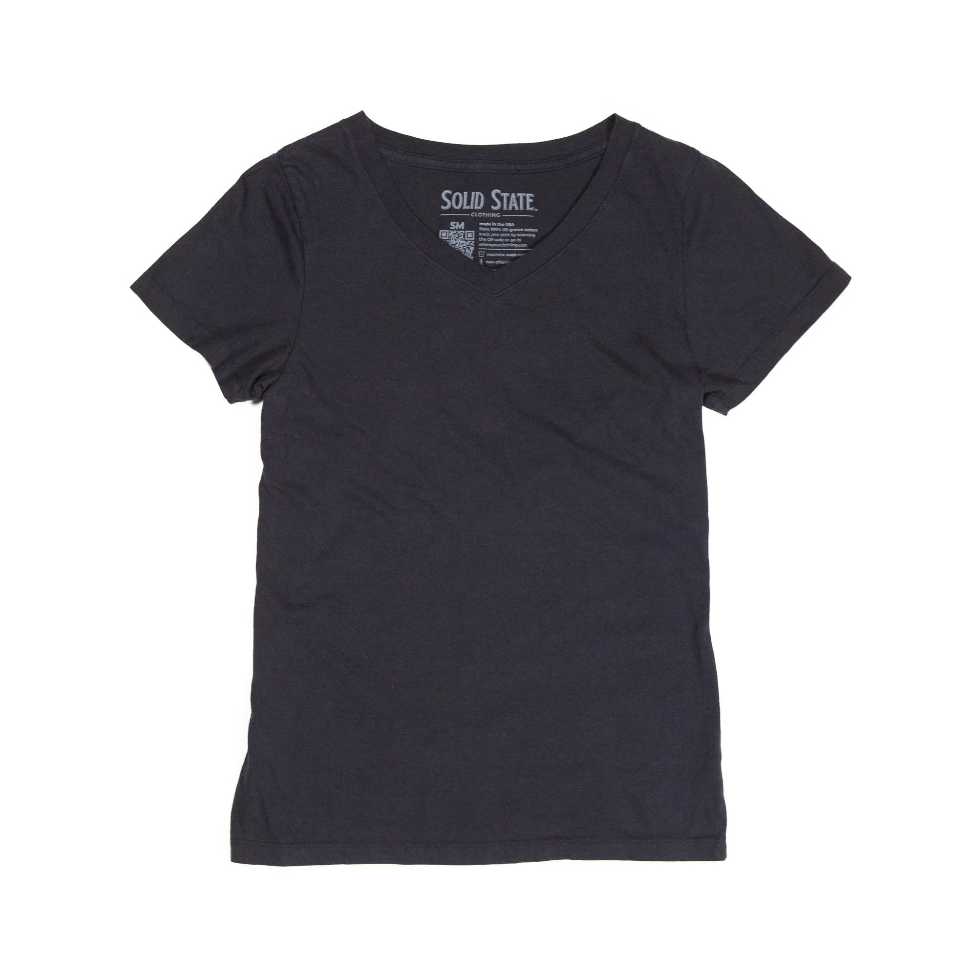 Women's V-Neck Homesteader T-Shirt - True Black