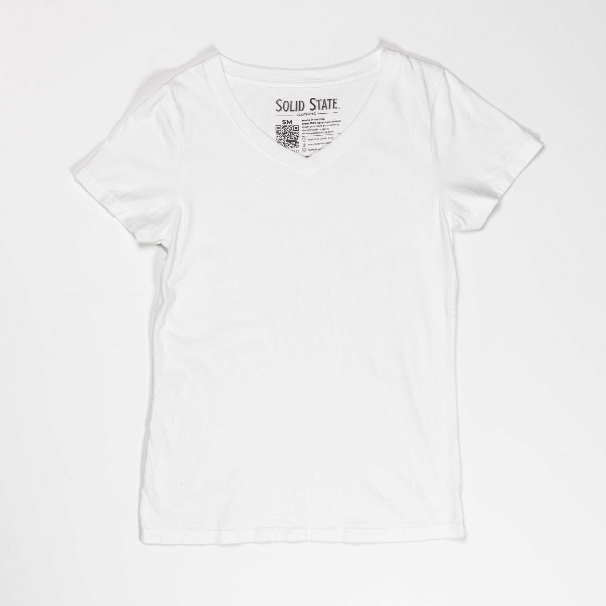 White v neck t shirts women's sale