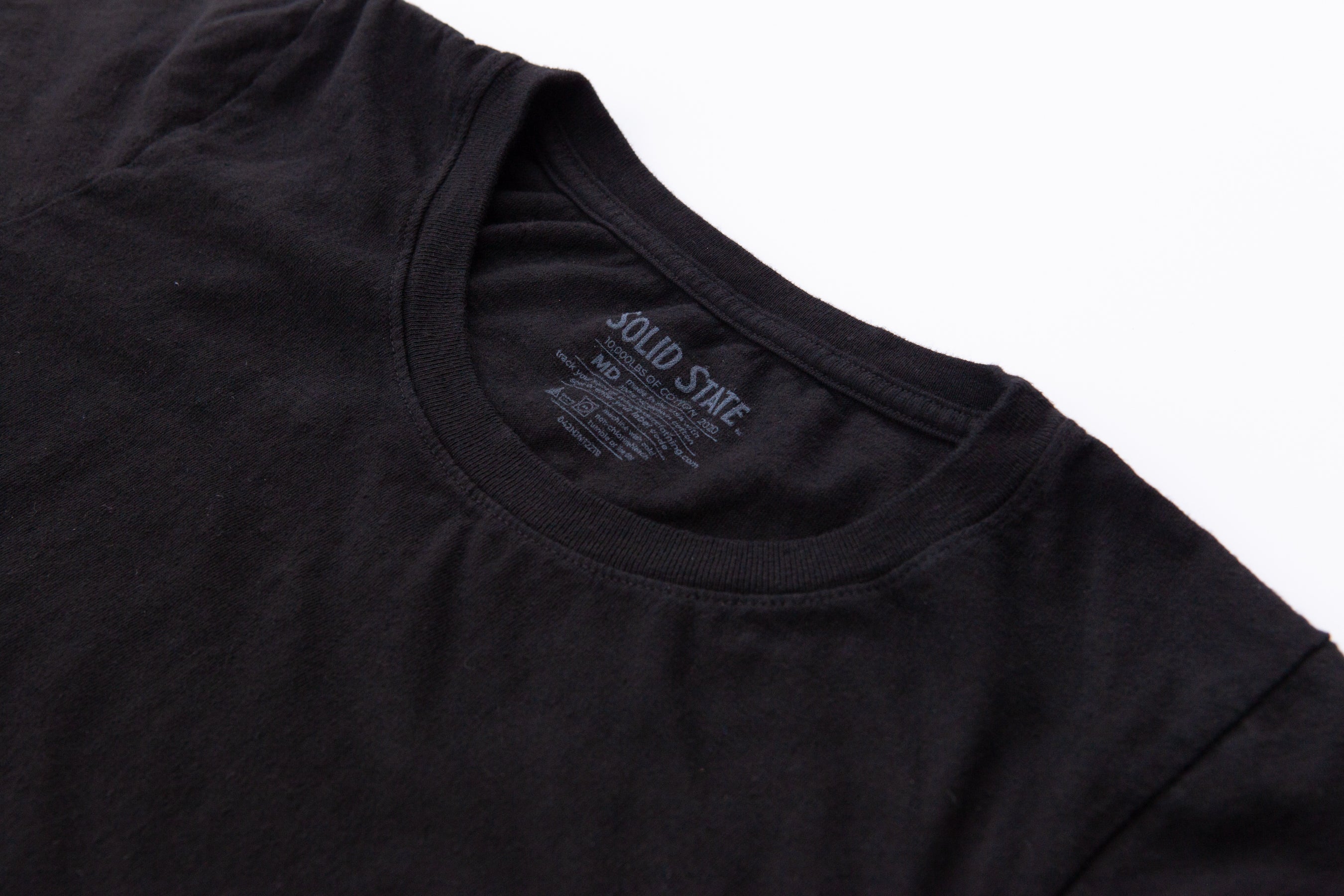 Women's Overdyed Black T-Shirt