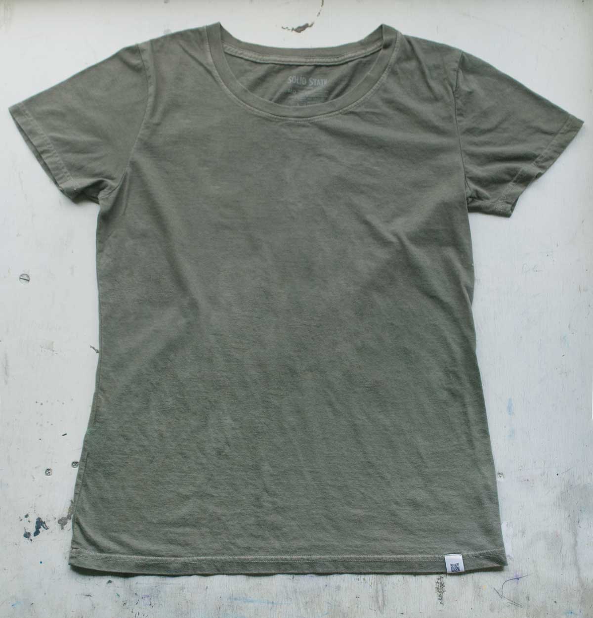 Women s Natural Dye T Shirt Basil