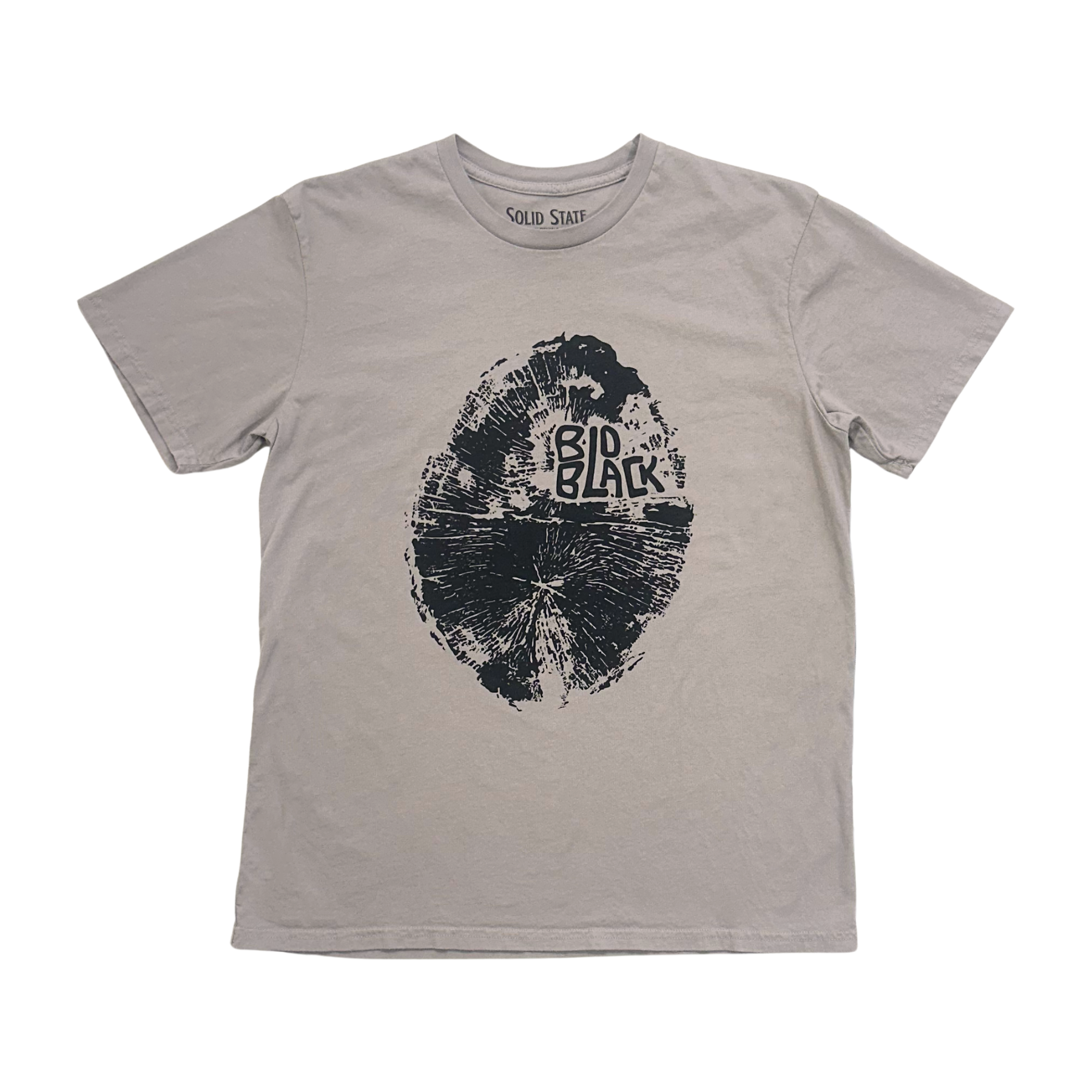 Nature Coatings BioBlack Printed Organic Cotton T-Shirt - Dove Grey