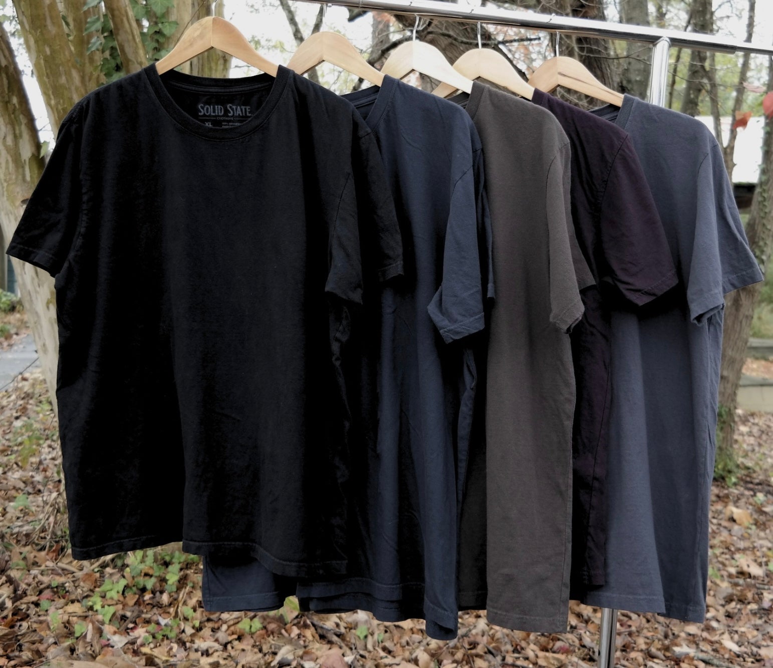 Women's Overdyed Black T-Shirt