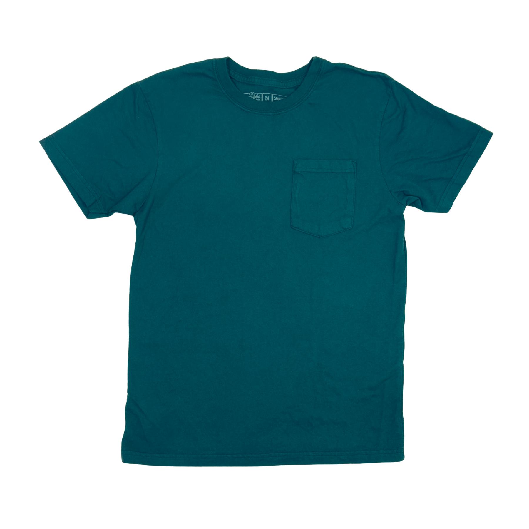 North Carolina Cotton Pocket T-Shirt - Midnight Emerald