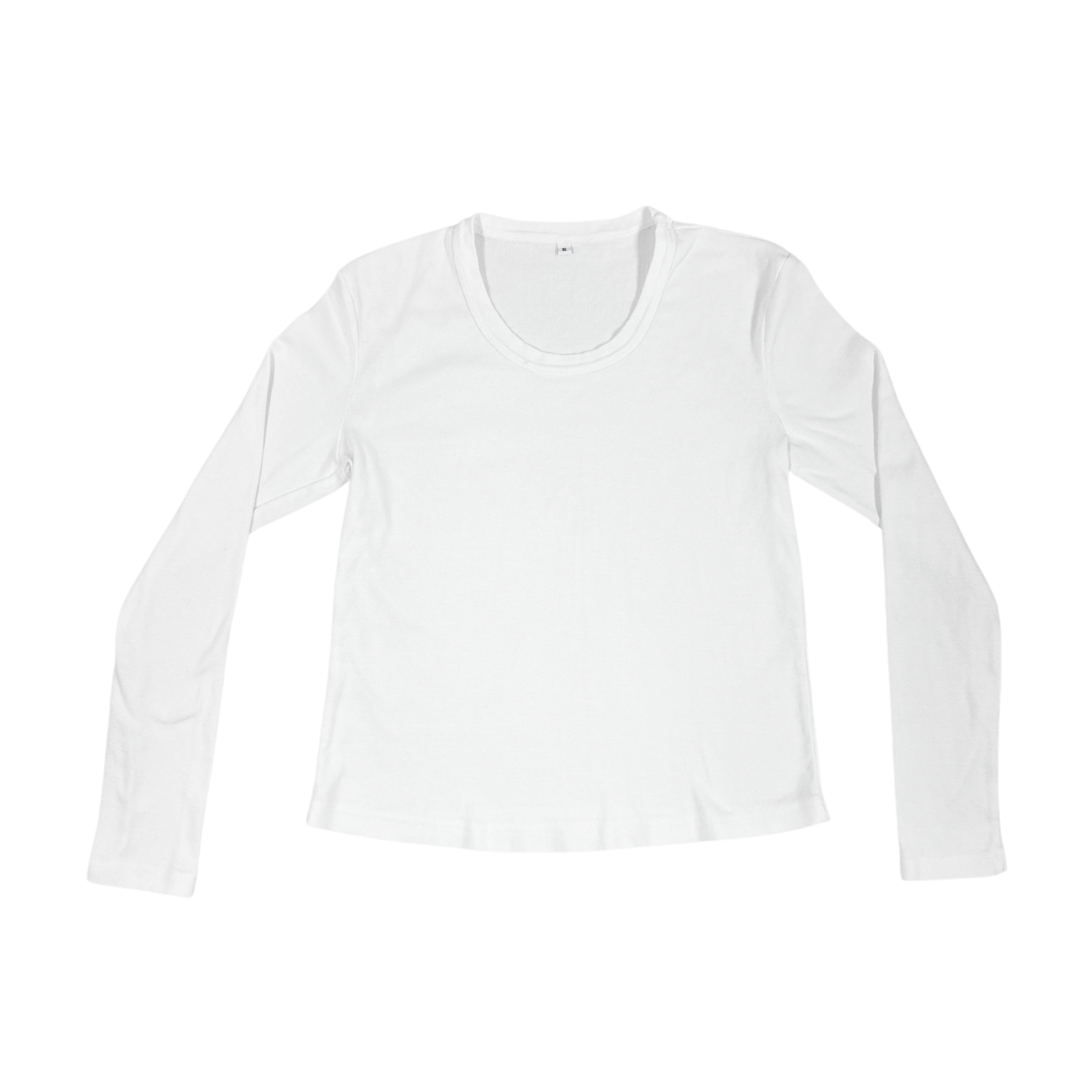 Women's NC Ribbed Cotton Fitted Long Sleeve T-Shirt - Pre-Sale