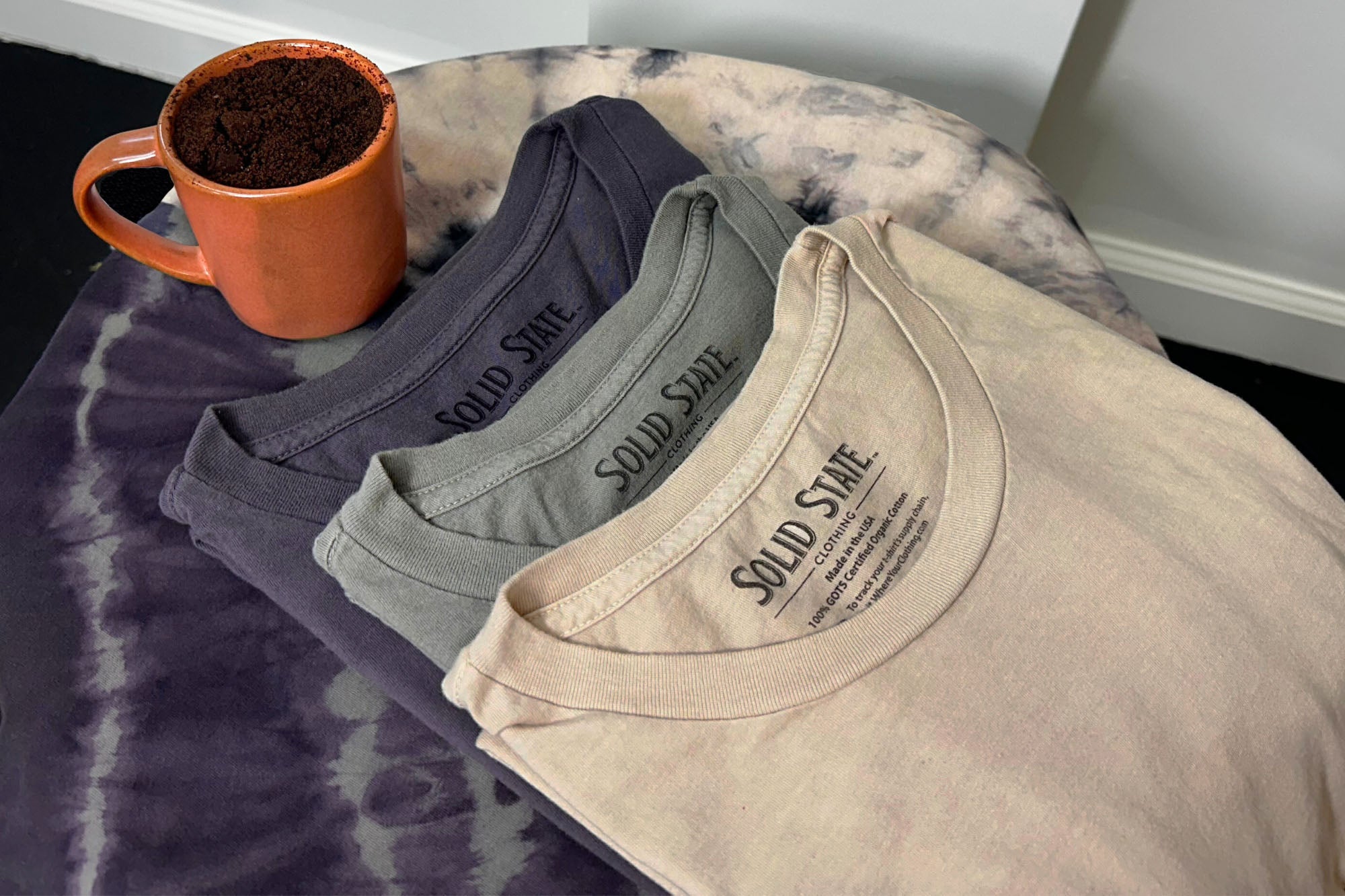 Caffe Inc. Natural Dye Organic Cotton T-Shirt - Pistachio
