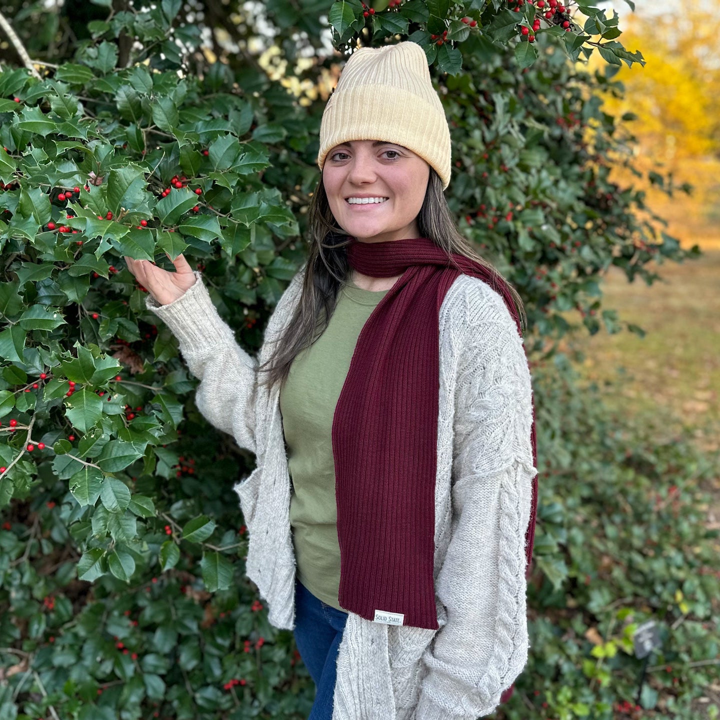 Wool Beanie - Natural