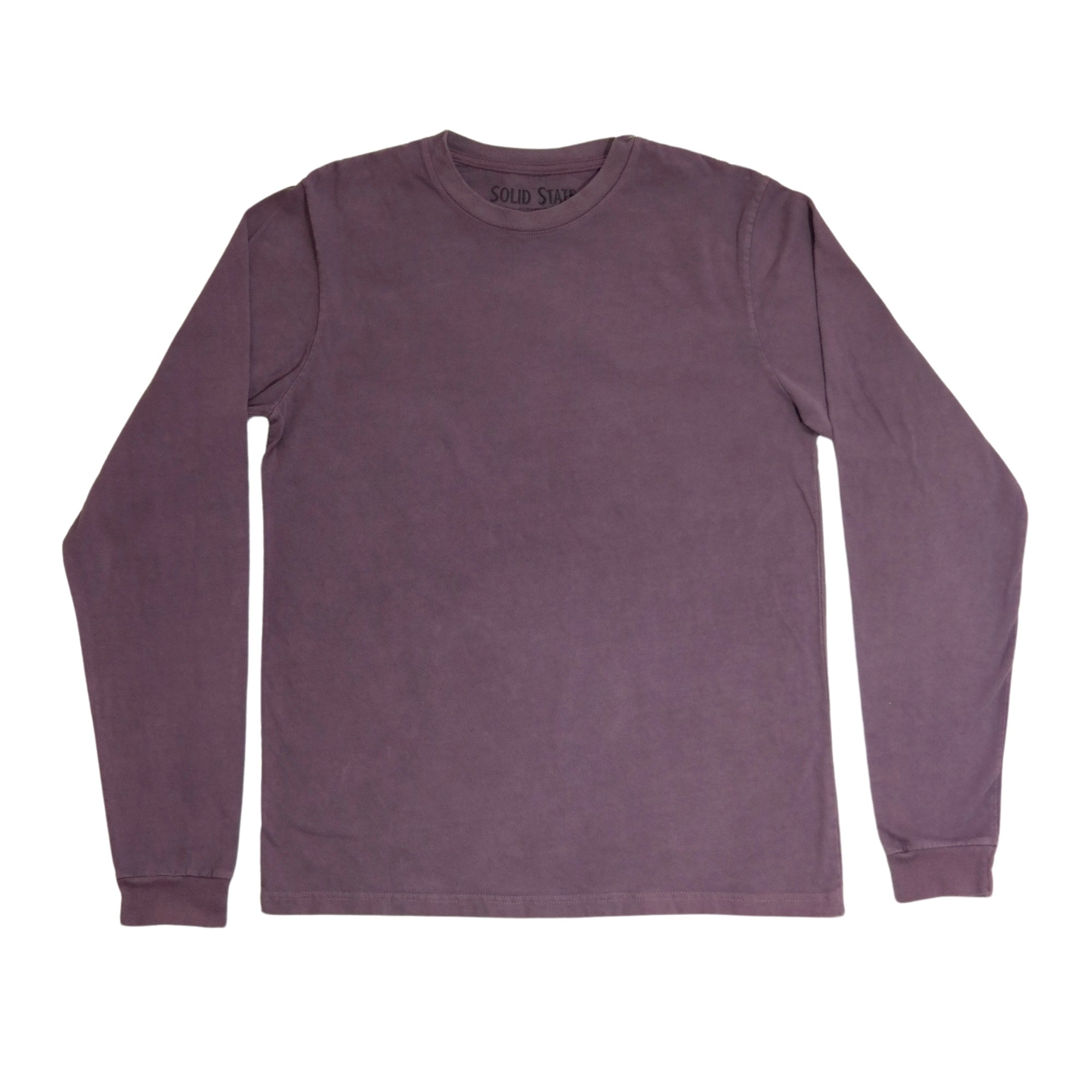 Natural Dye Long Sleeve T-Shirt - Muscadine