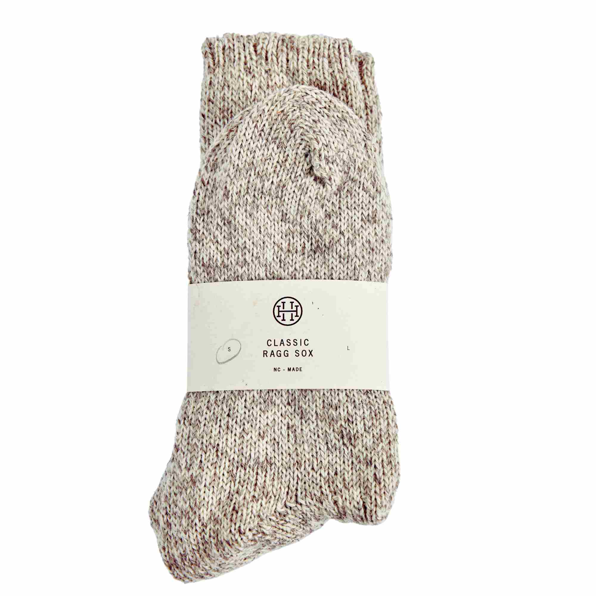 Wool Ragg Socks - Natural