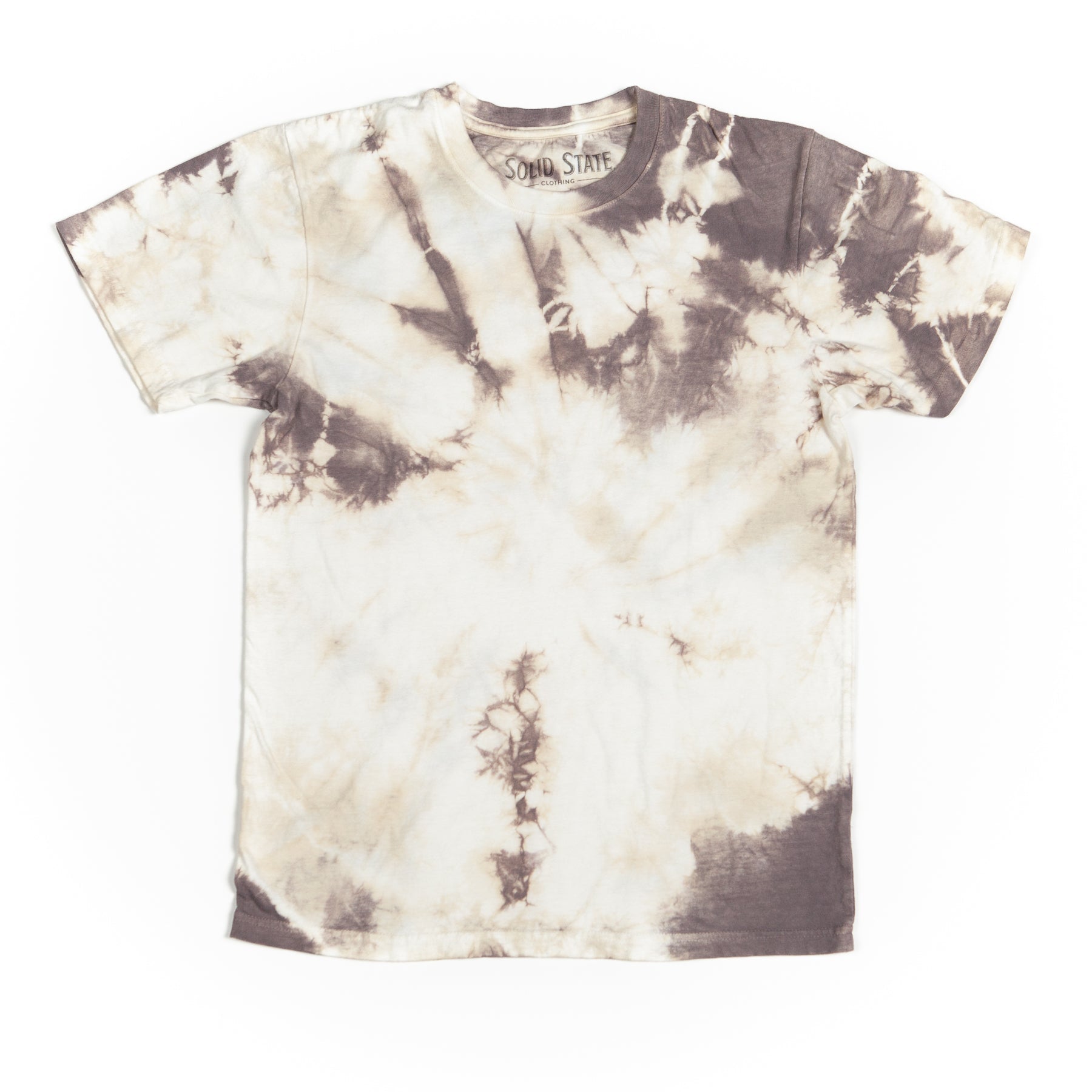 Natural Tie Dye T-Shirt - Slate