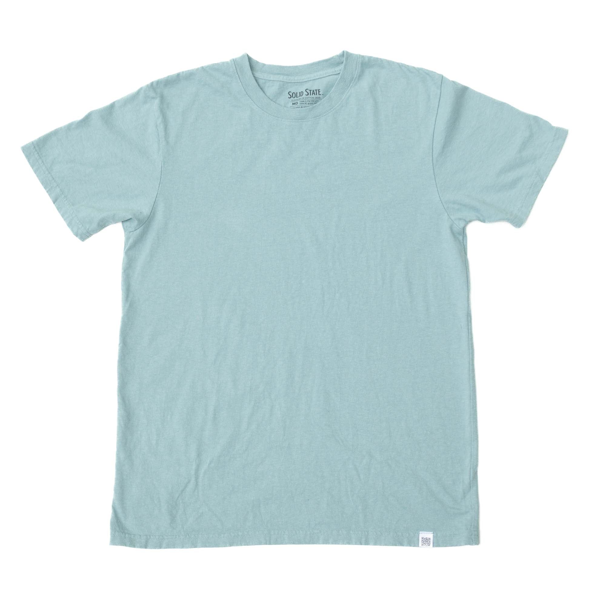 North Carolina Cotton T-Shirt - Sea Foam