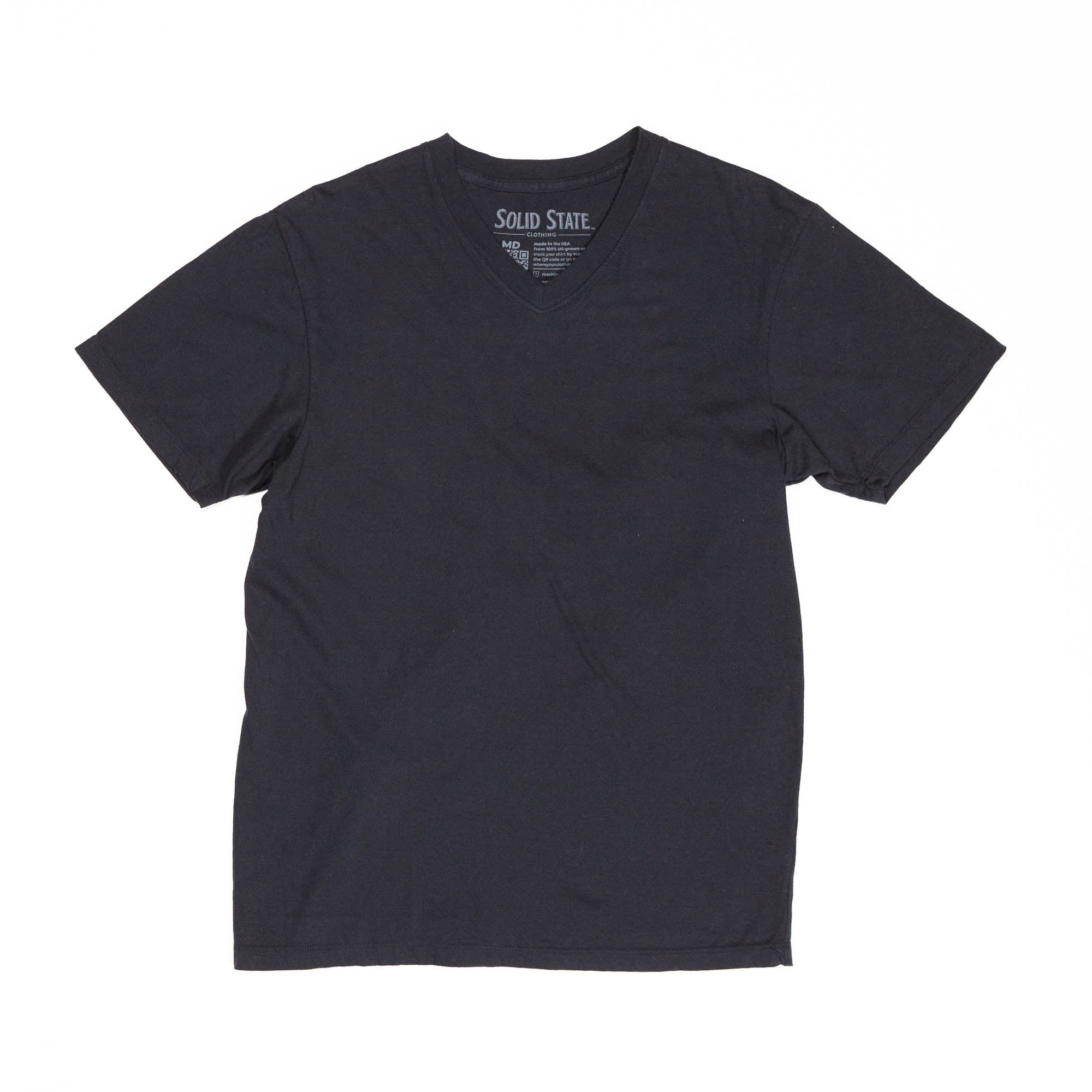V-Neck Homesteader T-Shirt - True Black