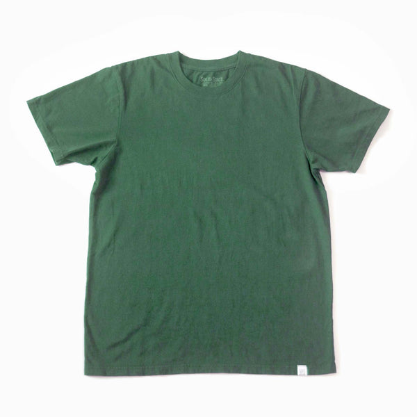 green made in usa cotton t-shirt
