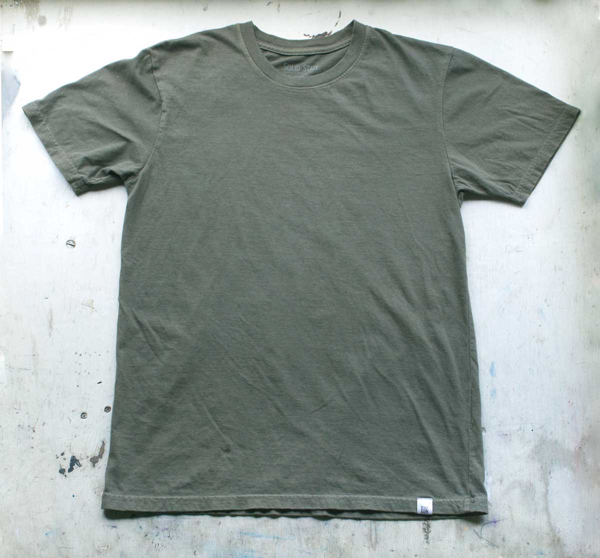 Natural Dye T Shirt Basil